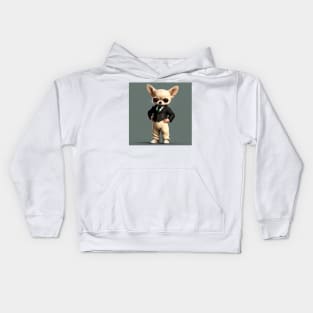 Chihuahua in suit Kids Hoodie